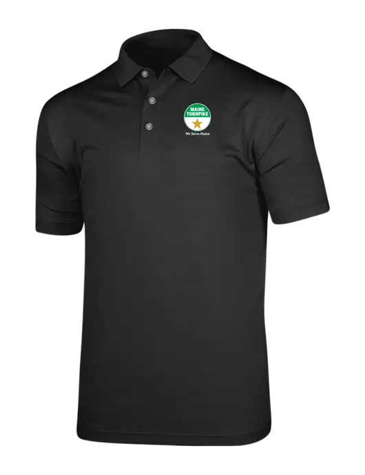 Callaway Vibrant Black Ventilated Polo w/MTA Turnpike Logo
