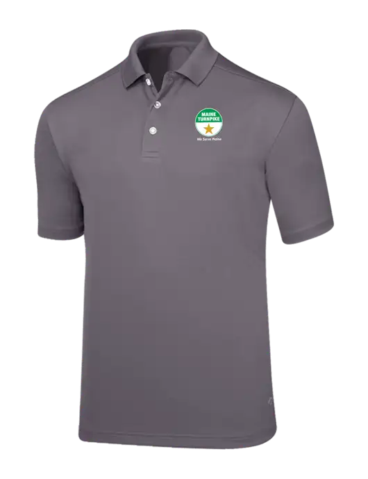 Callaway Core Medium Grey Performance Polo w/MTA Turnpike Logo
