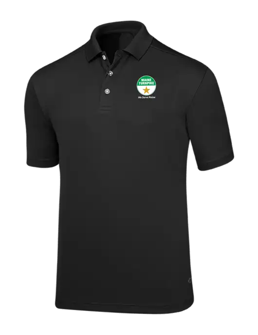 Callaway Core Black Performance Polo w/MTA Turnpike Logo