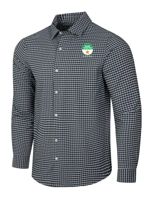 Dark Grey/White City Stretch Shirt w/MTA Turnpike Logo