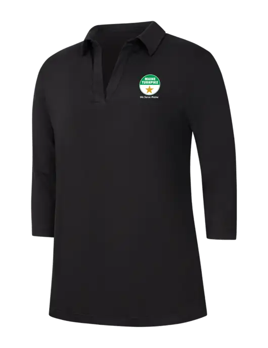 Womens Black Luxe Knit Tunic w/MTA Turnpike Logo