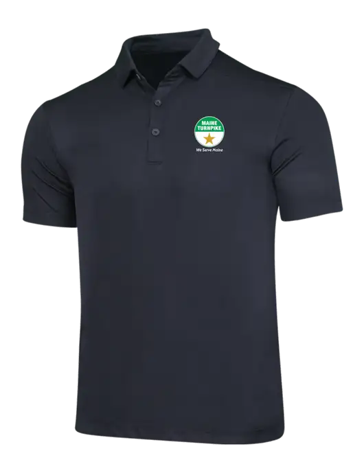 Black Posi-UV Pro Polo w/MTA Turnpike Logo