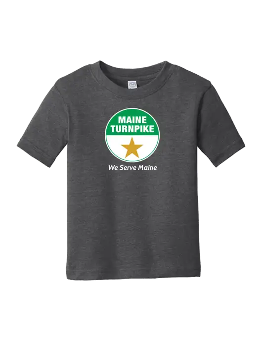 Rabbit Skins Vintage Smoke Toddler Fine Jersey Tee w/MTA Turnpike Logo