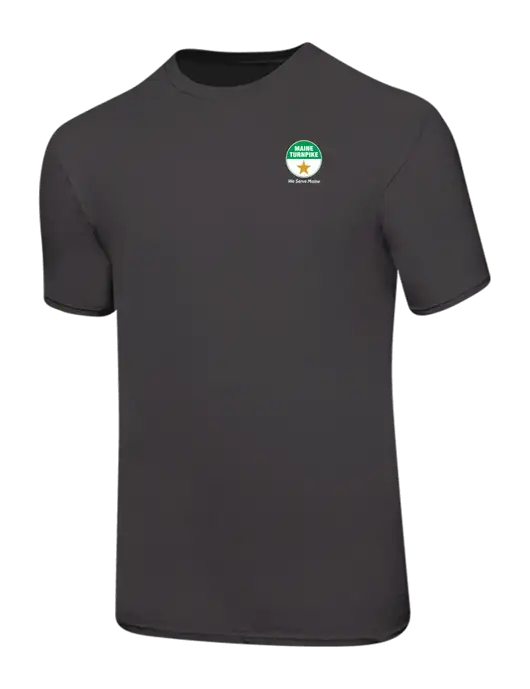 Ring Spun Charcoal 4.5 oz T-Shirt w/MTA Turnpike Logo