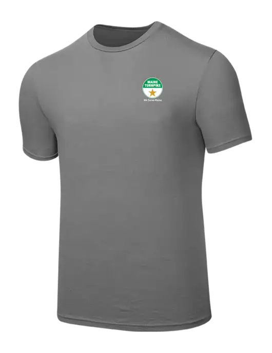 Seriously Soft Medium Grey T-Shirt w/MTA Turnpike Logo