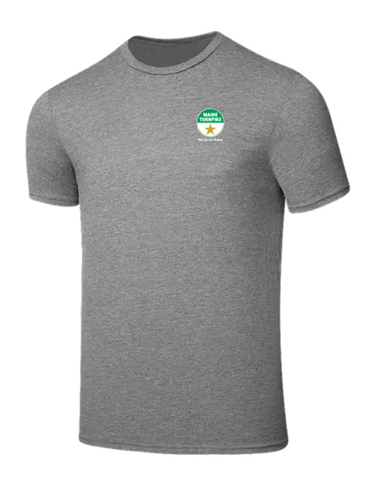 Seriously Soft Grey Frost T-Shirt w/MTA Turnpike Logo