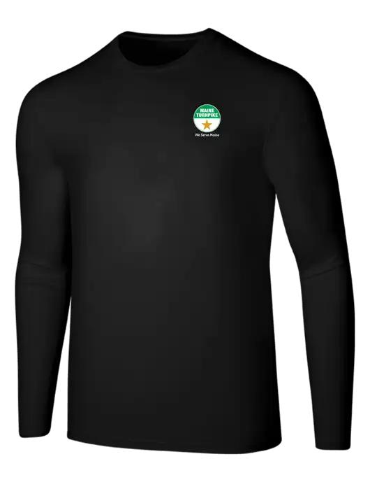Seriously Soft Black Long Sleeve T-Shirt w/MTA Turnpike Logo