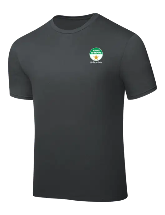 Dark Grey PosiCharge Competitor Tee w/MTA Turnpike Logo