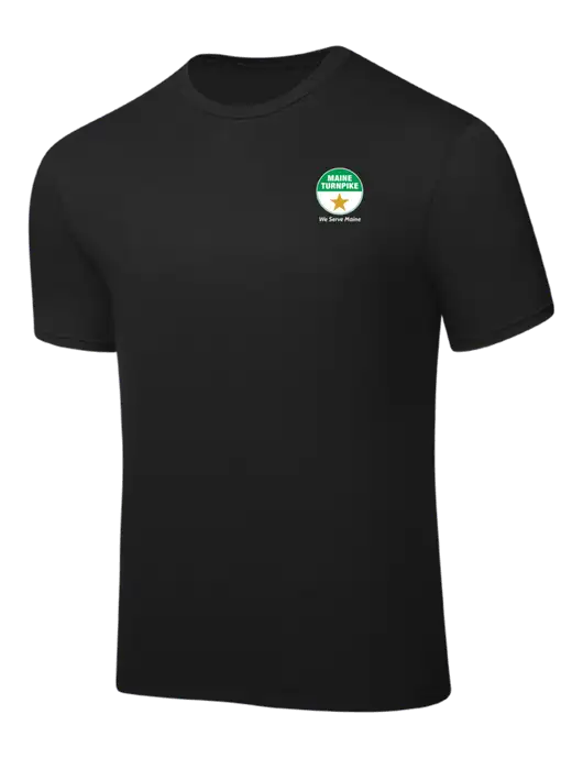 Black PosiCharge Competitor Tee w/MTA Turnpike Logo