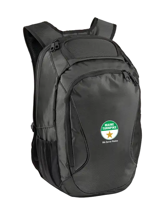 Stealth Dark Grey/Black Laptop Backpack w/MTA Turnpike Logo