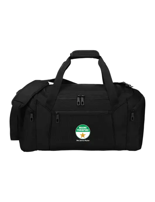 Slim & Lite Black Duffel    w/MTA Turnpike Logo