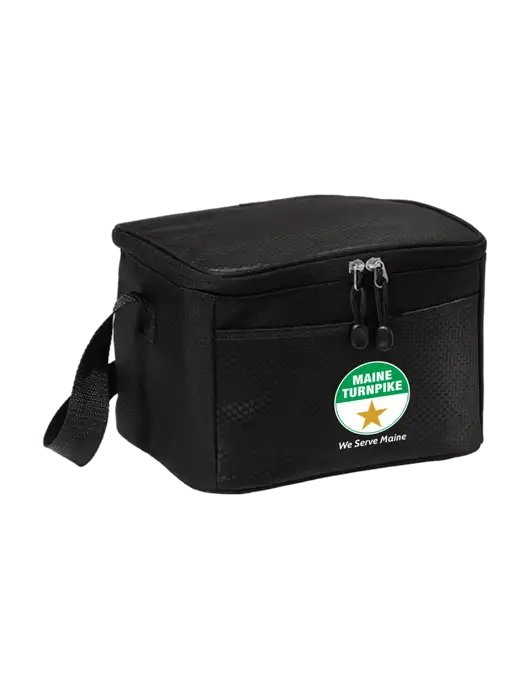 6 Can Black/Black Cube Cooler w/MTA Turnpike Logo