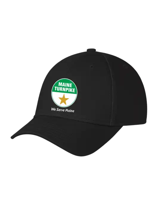Black Structured Cap Hook & Loop w/MTA Turnpike Logo
