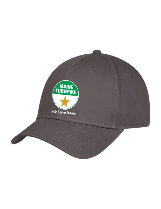 Charcoal Structured Cap Hook & Loop w/MTA Turnpike Logo