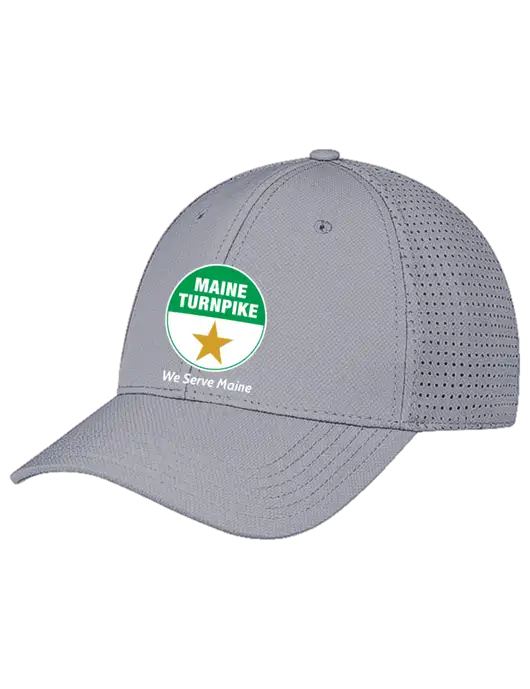 Grey Performance Stretchable Cap Hook & Loop w/MTA Turnpike Logo