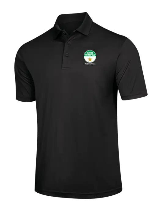 Black PosiCharge Competitor Polo w/MTA Turnpike Logo