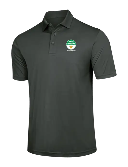 Dark Grey PosiCharge Competitor Polo w/MTA Turnpike Logo