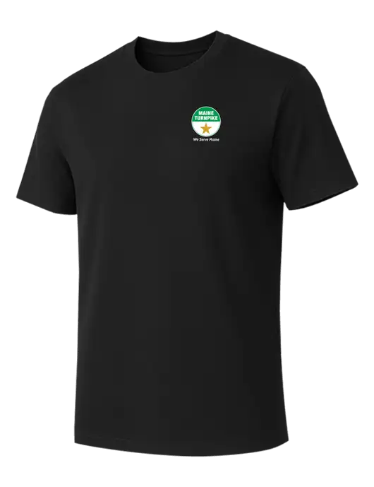 Allmade Deep Black Organic Cotton Tee w/MTA Turnpike Logo