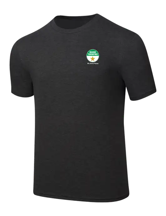 Simply Soft Black Frost 4.5oz  Poly/Combed Ring Spun Cotton T-Shirt w/MTA Turnpike Logo