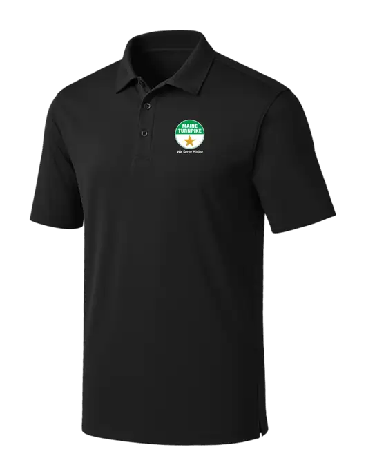 Black Silk Touch Performance Polo w/MTA Turnpike Logo