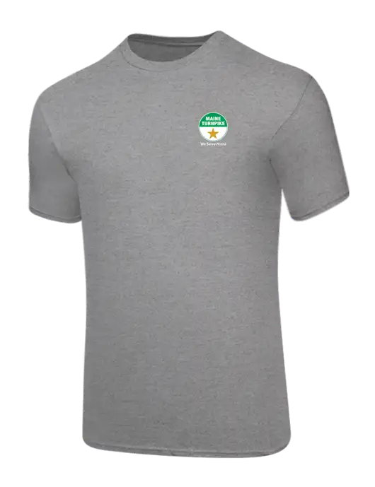 Core Blend Medium Grey Heather T-Shirt w/MTA Turnpike Logo