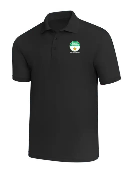 Black PosiCharge RacerMesh Polo w/MTA Turnpike Logo