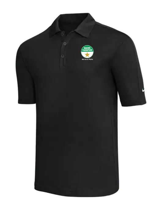 Nike Black Tech Sport Dri-FIT Polo w/MTA Turnpike Logo