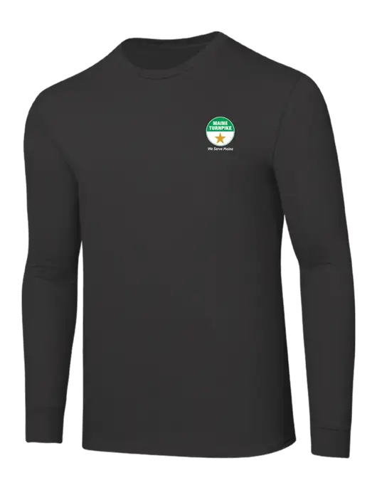 Core Blend Charcoal Grey Long Sleeve Tee w/MTA Turnpike Logo