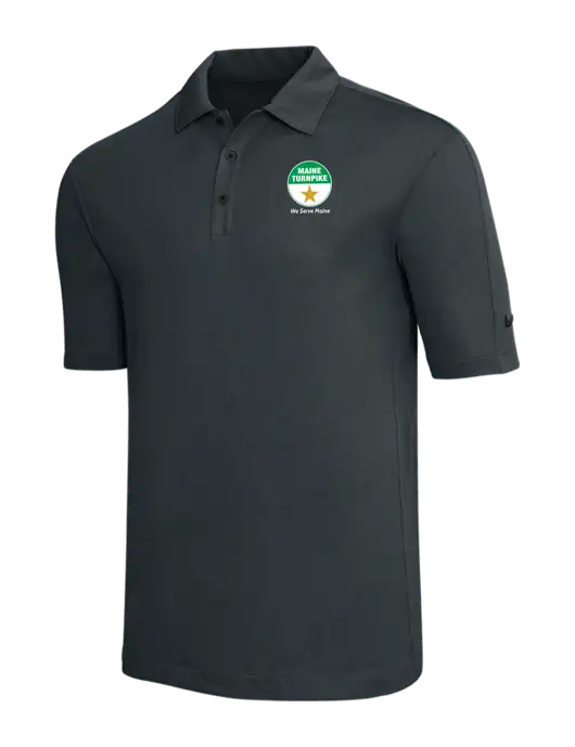 Nike Dark Grey Tech Sport Dri-FIT Polo w/MTA Turnpike Logo