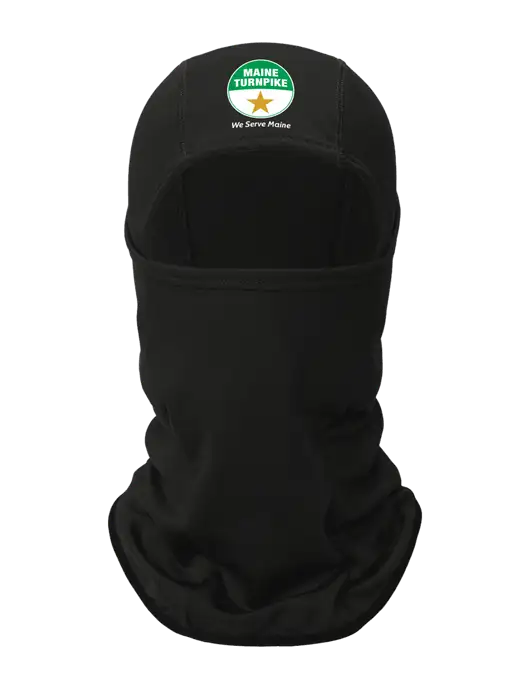 Black CornerStone Smooth Fleece Face Mask w/MTA Turnpike Logo