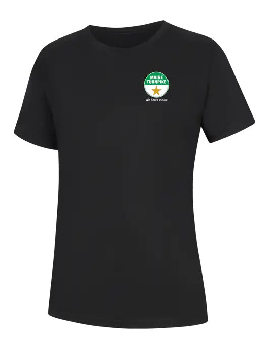 Womens Black Core Blend Tee w/MTA Turnpike Logo