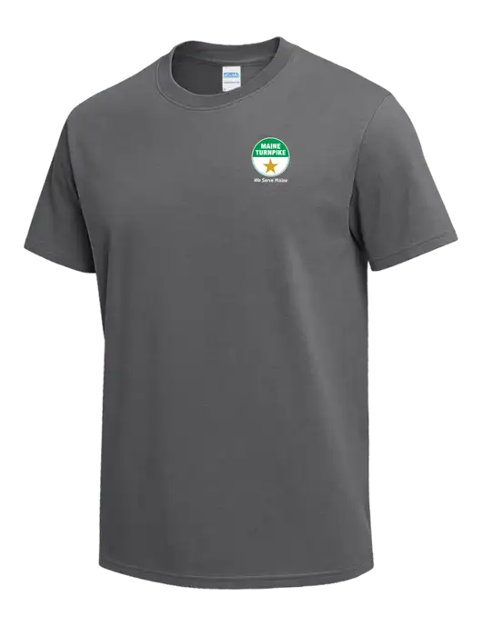 Medium Grey Heavyweight 6.1 oz T-Shirt w/MTA Turnpike Logo