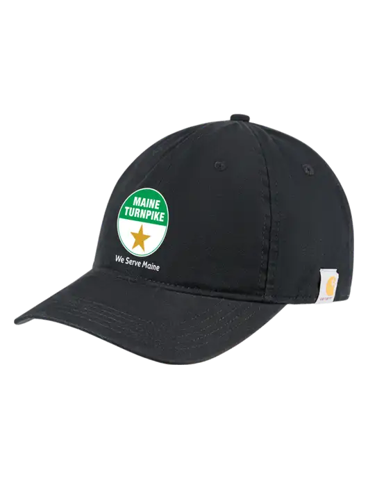 Carhartt Black Cotton Canvas Cap w/MTA Turnpike Logo