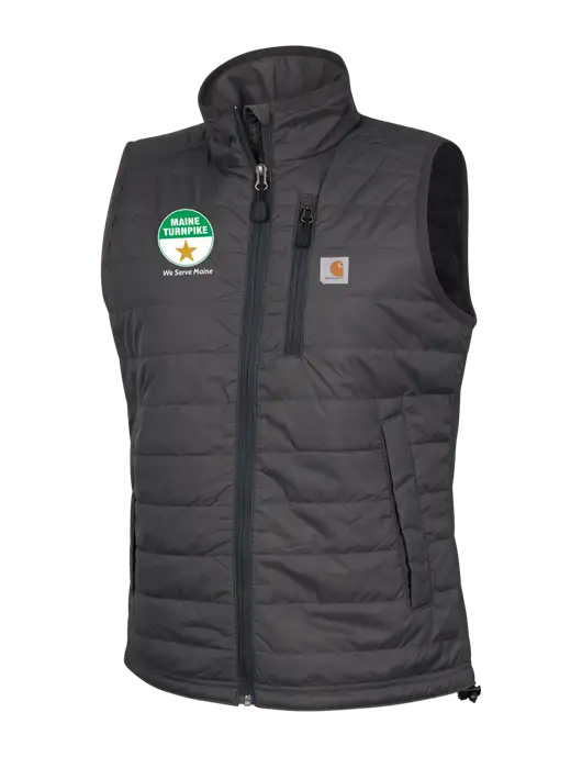 Carhartt Womens Dark Grey Gilliam Vest w/MTA Turnpike Logo