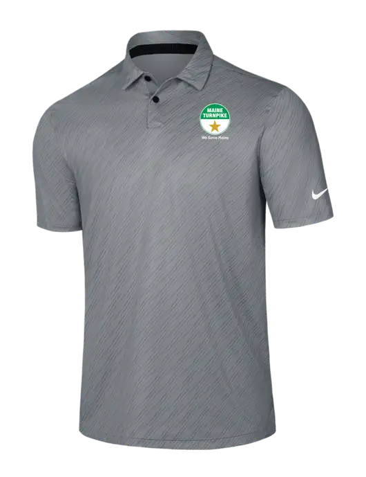 Nike Medium Grey Vapor Dash Polo w/MTA Turnpike Logo
