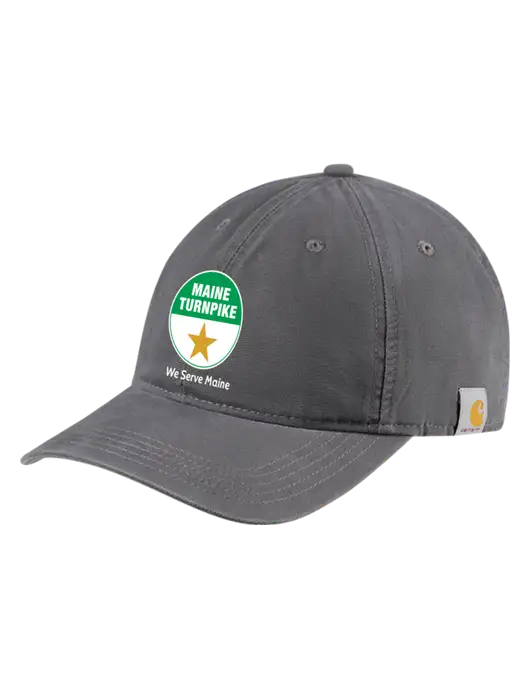 Carhartt Dark Grey Cotton Canvas Cap w/MTA Turnpike Logo