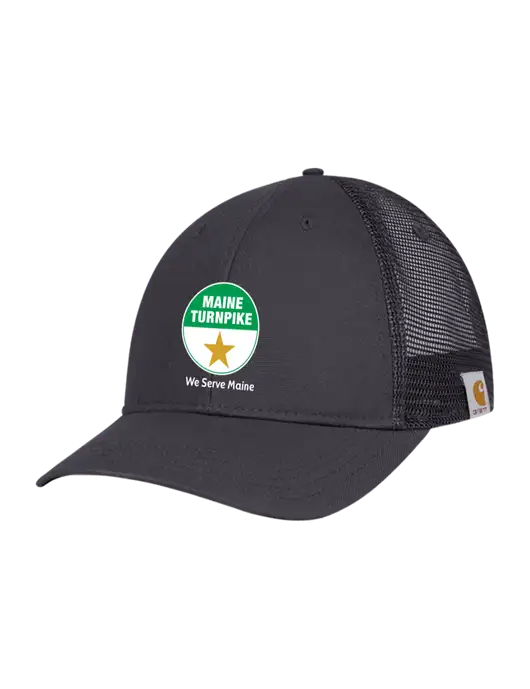 Carhartt Dark Grey Canvas Trucker Cap w/MTA Turnpike Logo