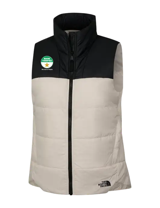 The North Face Womens Ivory Everyday Insulated Vest w/MTA Turnpike Logo