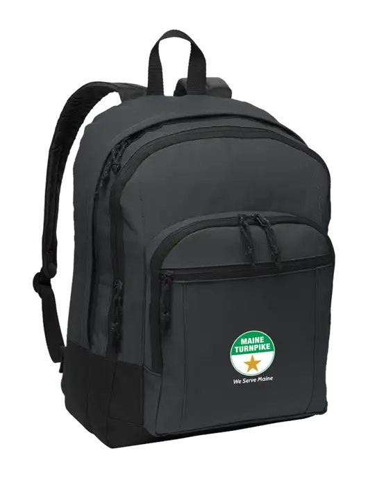 Dark Grey Essential Backpack w/MTA Turnpike Logo