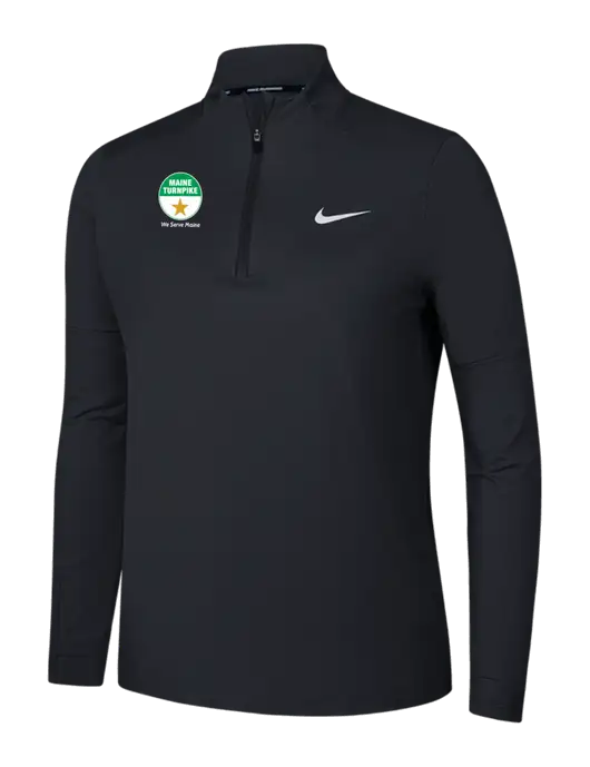 Nike Black Womens Dri-FIT Element 1/2-Zip Pullover w/MTA Turnpike Logo
