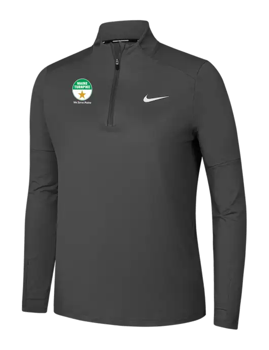Nike Dark Grey Womens Dri-FIT Element 1/2-Zip Pullover w/MTA Turnpike Logo