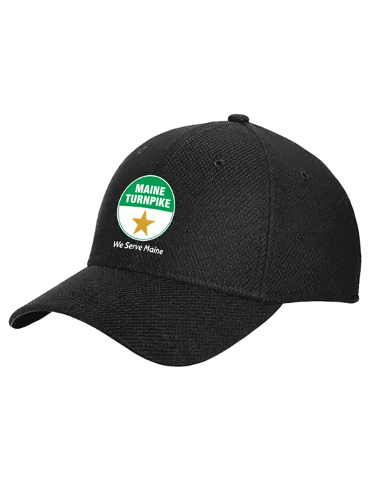 New Era Diamond Era Black Stretch Cap w/MTA Turnpike Logo