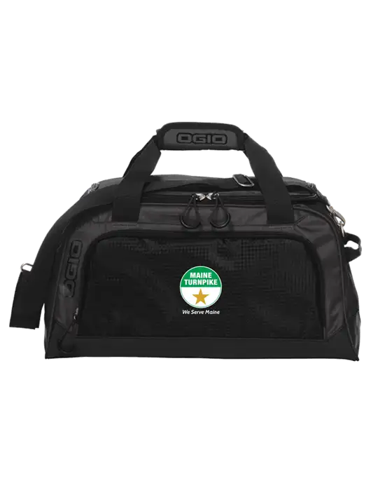 OGIO Breakaway Very Dark Grey/Black Duffel w/MTA Turnpike Logo