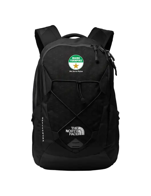 The North Face Black Groundwork Backpack w/MTA Turnpike Logo