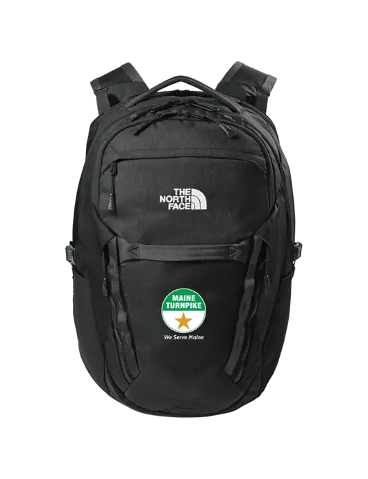The North Face 31L Royal Arch Black Backpack w/MTA Turnpike Logo