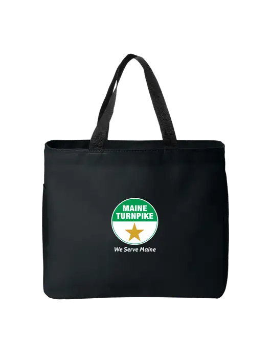 Essential Black Tote w/MTA Turnpike Logo
