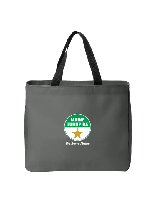 Essential Dark Grey Tote w/MTA Turnpike Logo