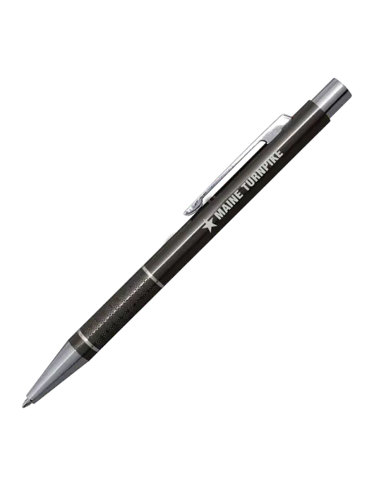 St George Gunmetal Pen - Blue Ink w/MTA Turnpike Logo