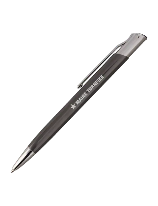 San Malo Gunmetal Pen - Black Ink w/MTA Turnpike Logo