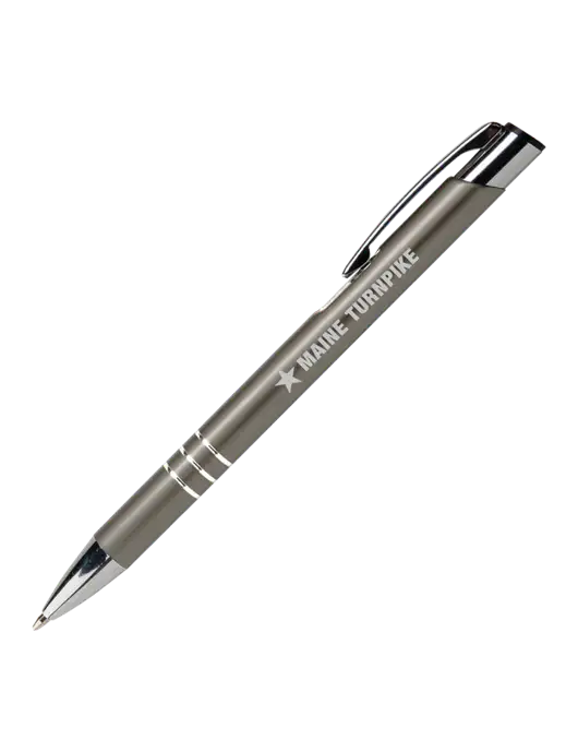 Laurent Gunmetal Pen - Black Ink w/MTA Turnpike Logo